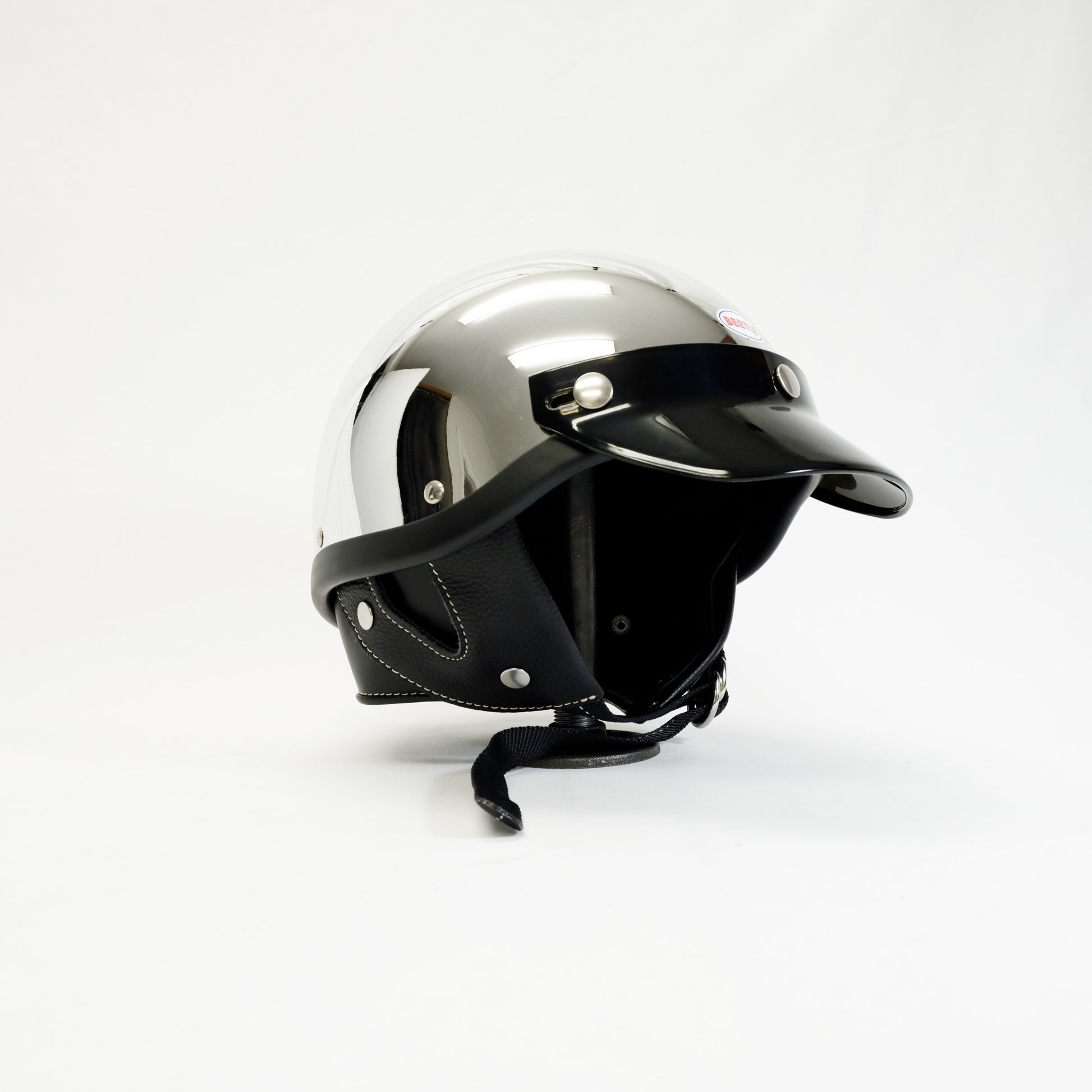 CHROME SHORTY – Beetle Helmets CHROME SHORTY – Beetle Helmets